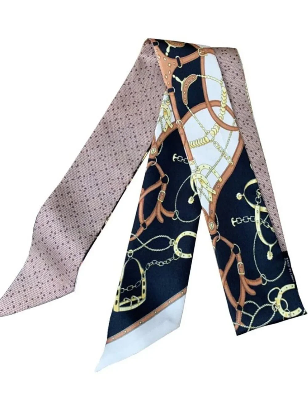 Luxurious 100% Mulberry Silk Scarf | Versatile Hair Ribbon & Handbag Wrap